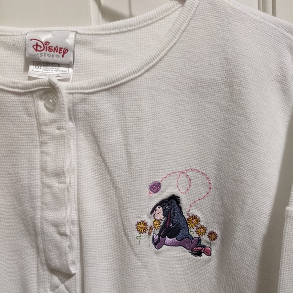 Disney Eyore Embroidered Waffle Knit Top! - Picture 4 of 7